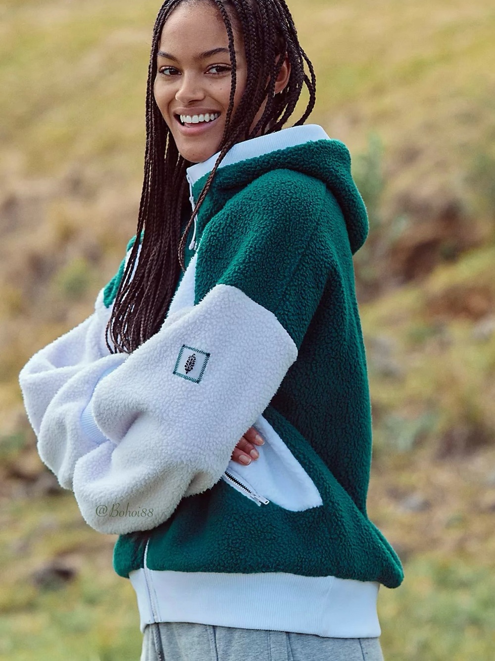 NWT Free People Hit The Slopes Hoodie Jacket